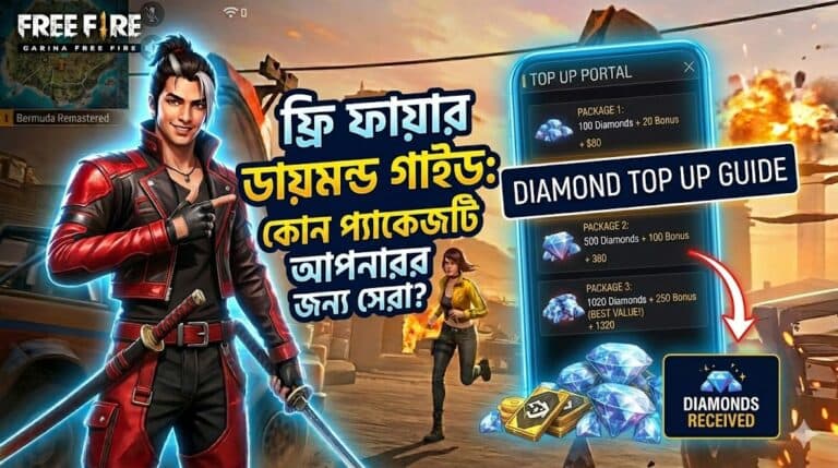 ফ্রি ফায়ার ডায়মন্ড গাইড: কোন প্যাকেজটি আপনার জন্য সেরা?