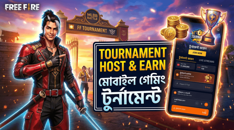 মোবাইল গেমিং টুর্নামেন্ট আয়োজন করে আয় করার গাইড