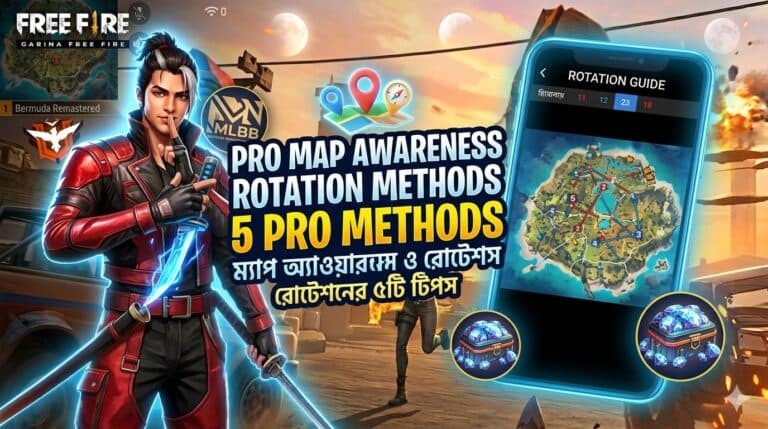 ফ্রি ফায়ার ও MLBB-তে Map Awareness ও Rotation-এর ৫টি প্রো মেথড