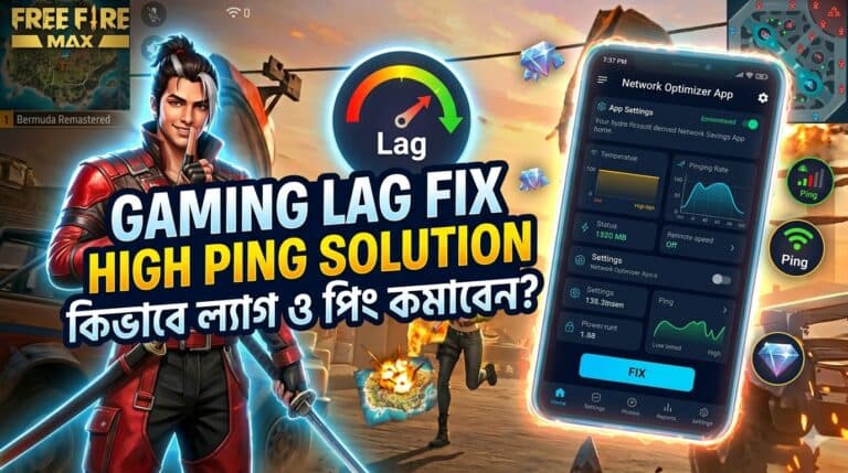 বাংলাদেশে অনলাইন গেমিংয়ে হাই পিং ও ল্যাগ কমানোর আলটিমেট গাইড